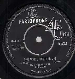 £3.49 • Buy Jimmy Shand White Heather Jig 7  Vinyl UK Parlophone 1963 Four Prong Label