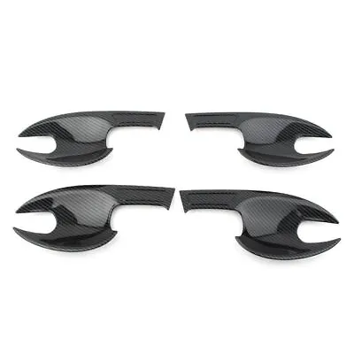 Fit Mazda CX-5 CX5 2017-2020 4 X Carbon Fiber Car Door Handle Bowl Cover Trim • $22.94