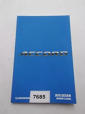 2018 Honda Accord Sedan Owners Manual • $24.65