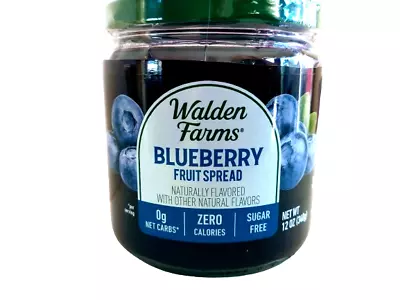 Walden Farms Blueberry Fruit Spread 12oz BB 7/24 KETO  Lot Of 5 • £40.15