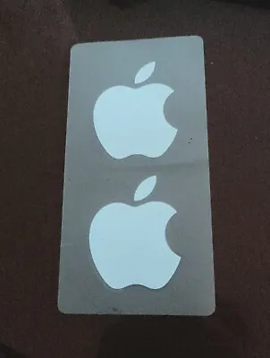 2 Genuine Apple Stickers (BIG)  Genuine Apple FREE SHIPPING  • £3.29