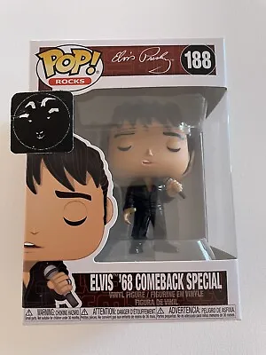 🔒Vaulted Elvis Presley - 68 Comeback Special Pop! Vinyl [188] • $69.95