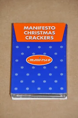 Manifesto Christmas Crackers 1996 Manifest Records Mixed Cassette House Dance • £7.99