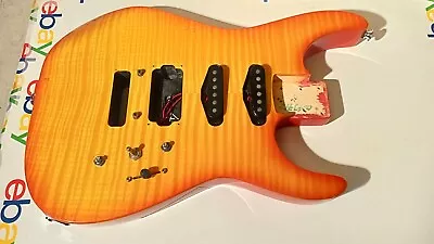 Jackson GUITAR BODY  DINKY  2003 JS Orange Flame Maple  PROJECT GUITAR • $120