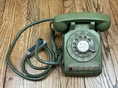 Vintage 565HK Bell Western Electric Green Desk Rotary Phone Multi Line System • $85