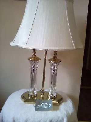 Waterford Crystal Lamp With Original Waterford Shade • $225