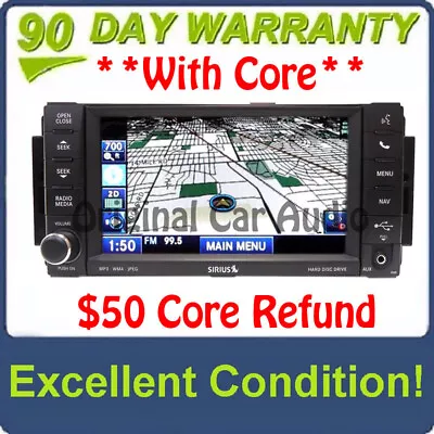 Chrysler Dodge Jeep RAM Radio Navigation Touch Screen 30GB HDD Uconnect USB AUX • $456