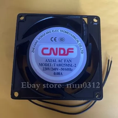 CNDF AXIAL AC FAN TA8025MSL-2 220V/240V 0.08A 8cm Cooling Fan • $18