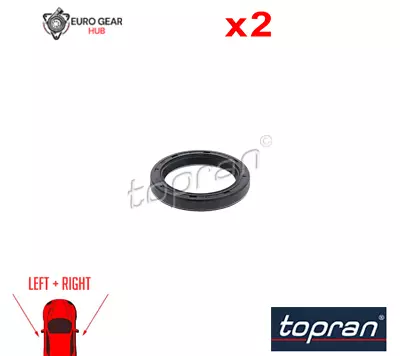 Set Of 2 Shaft Seal Differential Topran 108 768 For Audi / Seat / Skoda 2 Pcs • £18.92