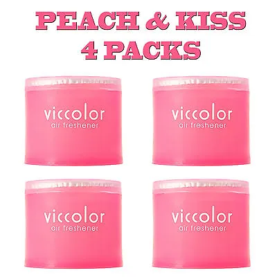 4 Pack Jdm Diax Viccolor Peach & Kiss (fresh Peach & Floral) Scent Air Freshener • $29.95