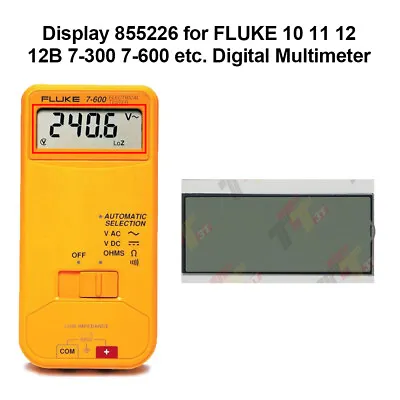 Display 855226 For FLUKE 10 11 12 12B 7-300 7-600 Etc. Electrical Tester • $20.51
