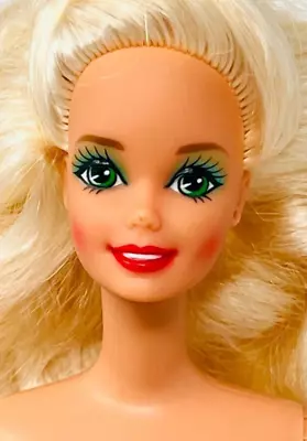 1990s Vintage Holiday Barbie Blond Nude Doll Only With Stand • $9.99