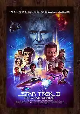 Star Trek II The Wrath Of Khan Mondo Movie Poster LTD #/250 Art Print 16x24 • $117