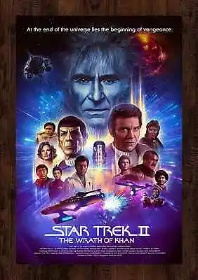 Star Trek II The Wrath Of Khan Mondo Movie Poster LTD #/250 Art Print 24x36 • $143