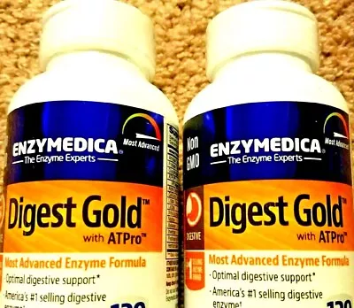 Set Of 2 Enzymedica Digest Gold With ATPro180x2=360 Exp.2025 • $87.99