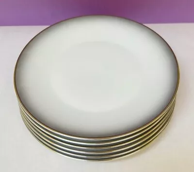 ROSENTHAL Germany EVENSONG Pattern 7 5/8  SALAD PLATES New Condition Set Of 6 • $69.99