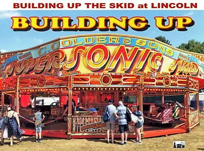 NEW-Vintage Funfair Fairground Ride Video DVD: BUILDING UP THE SKID Lincoln 2019 • £15