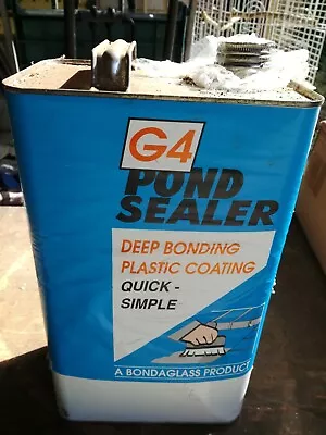 G4 POND SEALER  DEEP BONDING PLASTIC COATING - Too Heavy -- Collection Only  • £50