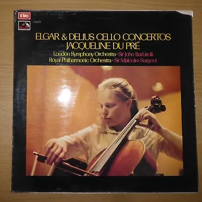 £10 • Buy ASD 2764: Jacqueline Du Pre: Elgar & Delius Cello Concertos 1st Coloured Dog