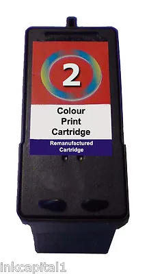 1 X No 2 Ink Cartridge Non-OEM Alternative For Lexmark X2480 X2580 X3480 Z738 • £12.99
