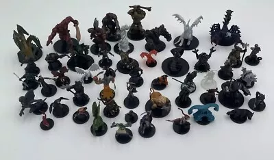 E15 D&D: Dungeons & Dragons Minis Lot 50 Figures All Pictured FREE SHIPPING • $50