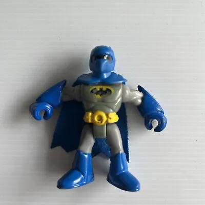 Imaginext DC Super Friends Batman Action Figure 3” Blue Grey Cake Mask • $14.95