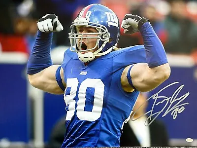 JEREMY SHOCKEY HAND SIGNED AUTOGRAPHED 16x20 PHOTO NY GIANTS MOUNTED MEMORIES • $124.99