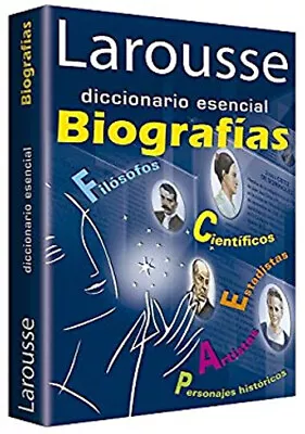 Larousse Diccionario Esencial Biografias Paperback Larousse Mexic • $10.33