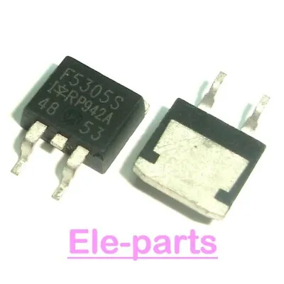 10 PCS IRF5305S TO-263 F5305S IRF5305STRPBF HEXFET P-Channel Mosfet Transistor • $4.29