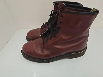 Vintage 8 Eyelet Doc Martens Size 9.5 Made In England Free Shipping  • $79.95