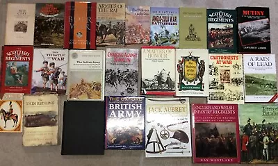 Job Lot Book Collection X24 Napoleonic Crimean Boer Zulu War Militaria Army • £5