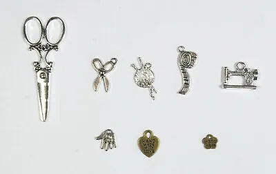 £2.09 • Buy Mini Metal Charms - Sewing Accessories & Embellishments - Small Crafts