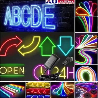 5M LED Strip Neon Flex Rope Light DC 12V Outdoor Lighting Party Bar Decor Lamp • $11.39