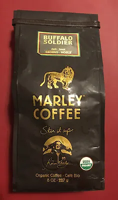 Marley Coffee Buffalo Soldier Dark Roast Ground Coffee. Expired 2013 Ships Free! • $19.99