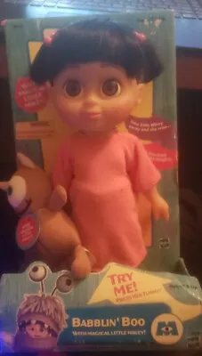 Disney Pixar Monsters Inc. Talking Babblin’ Boo Doll & Magical Mikey NIB WORKS! • $250