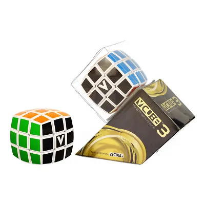 $11.96 • Buy V-CUBE 3 White Pillowed 3x3 Multicolor Cube