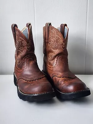 The Og Ariat 14930 Fat Baby Leather Boots 8.5B - Dark Brown Stitching  Women's • $39.99