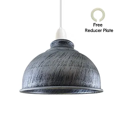 Vintage Industrial Light Shades Loft Style Metal Lampshade Ceiling Pendant Shade • £10.29