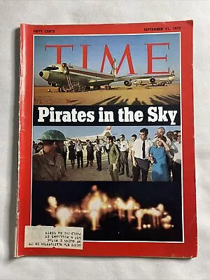 1970 September 21 Time Magazine Pirates In The Sky (MH871) • $21.59