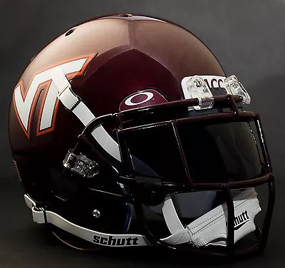 *CUSTOM* VIRGINIA TECH HOKIES NCAA Schutt XP GAMEDAY Replica Football Helmet • $329.99