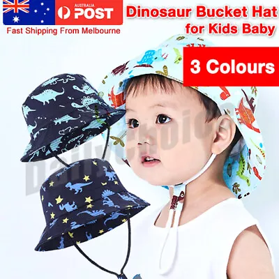 $9.95 • Buy Baby Girls Boys Sun Hat Summer Beach Hat Bucket Cap Newborn Toddler Kids 0-10Y