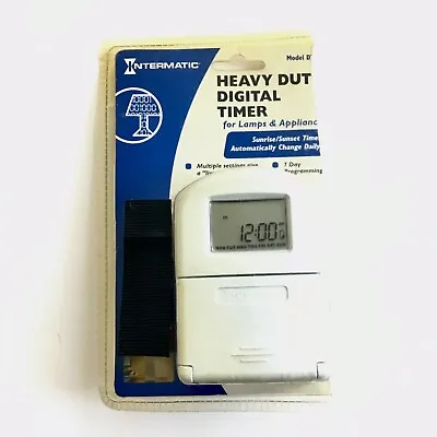 Intermatic Heavy Duty Self-Adjusting Timer For Lamps & Accessories Model DT27C • $13.91
