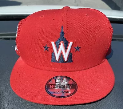 New Era SnapBack 9Fifty Hat Cap NWT Washington Nationals All-Star Game 2018 • $19.50