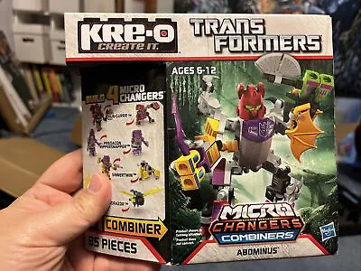 Transformers Kre-o Kreo Micro Changers Combiners Decepticon Abominus NEW • $20