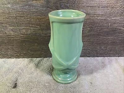 Vintage Brush McCoy Pottery Mint Green Vase 542 • $29.95