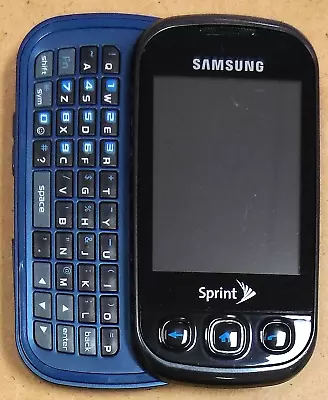 Samsung Seek SPH-M350 - Black And Blue ( Sprint ) Rare Cellular Slider Phone • $18.69