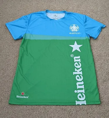 £3.99 • Buy Official UEFA Euro 2020 Blue Heineken T-Shirt, Men's Size Medium