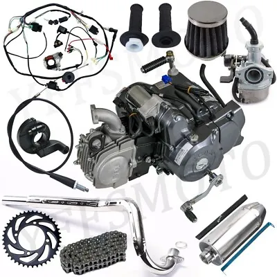 Lifan 125cc Kick Start Engine Motor + Kit Kfor CT70 CT110 CRF50 TTR110 Dirt Bike • $599.27