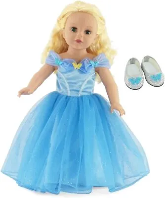 Emily Rose 18 Inch Doll Clothes | Disney-Inspired Princess Cinderella Ball Gown • $22.79
