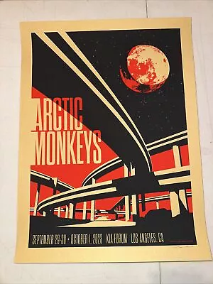 Arctic Monkeys Print 2023 Kia Forum Los Angeles Limited Edition 283/400 SOLD OUT • $180